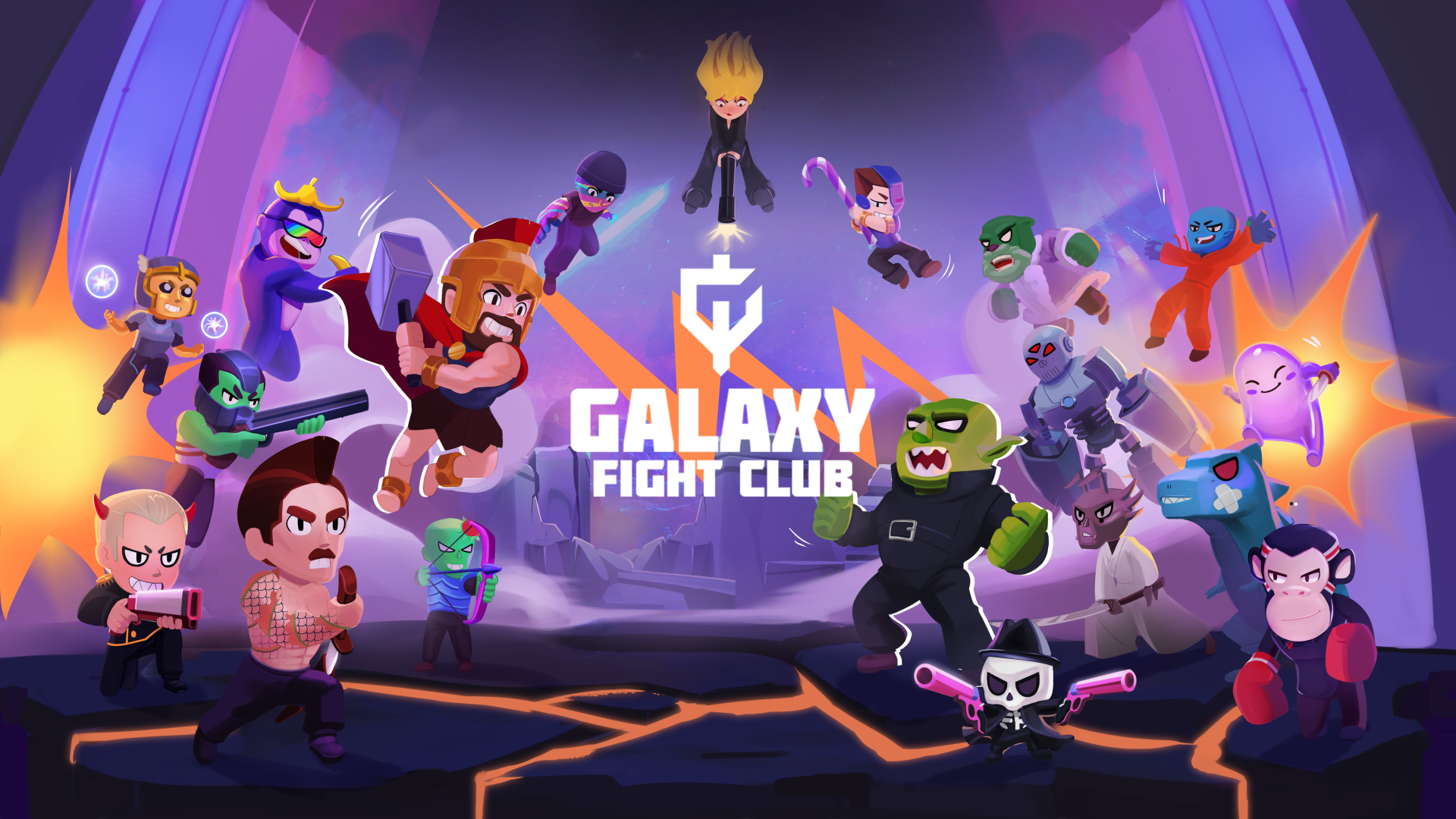 Galaxy Fight Club background